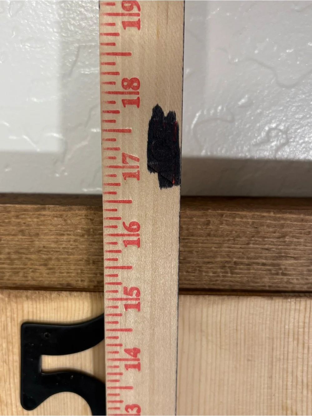Handmade wooden address